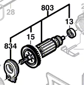 Induit réf. 1 604 010 770 BOSCH